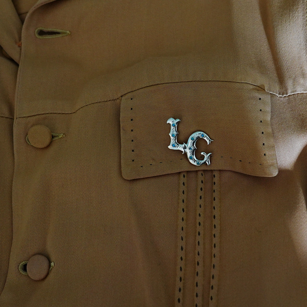 Alphabet Initials Brooch