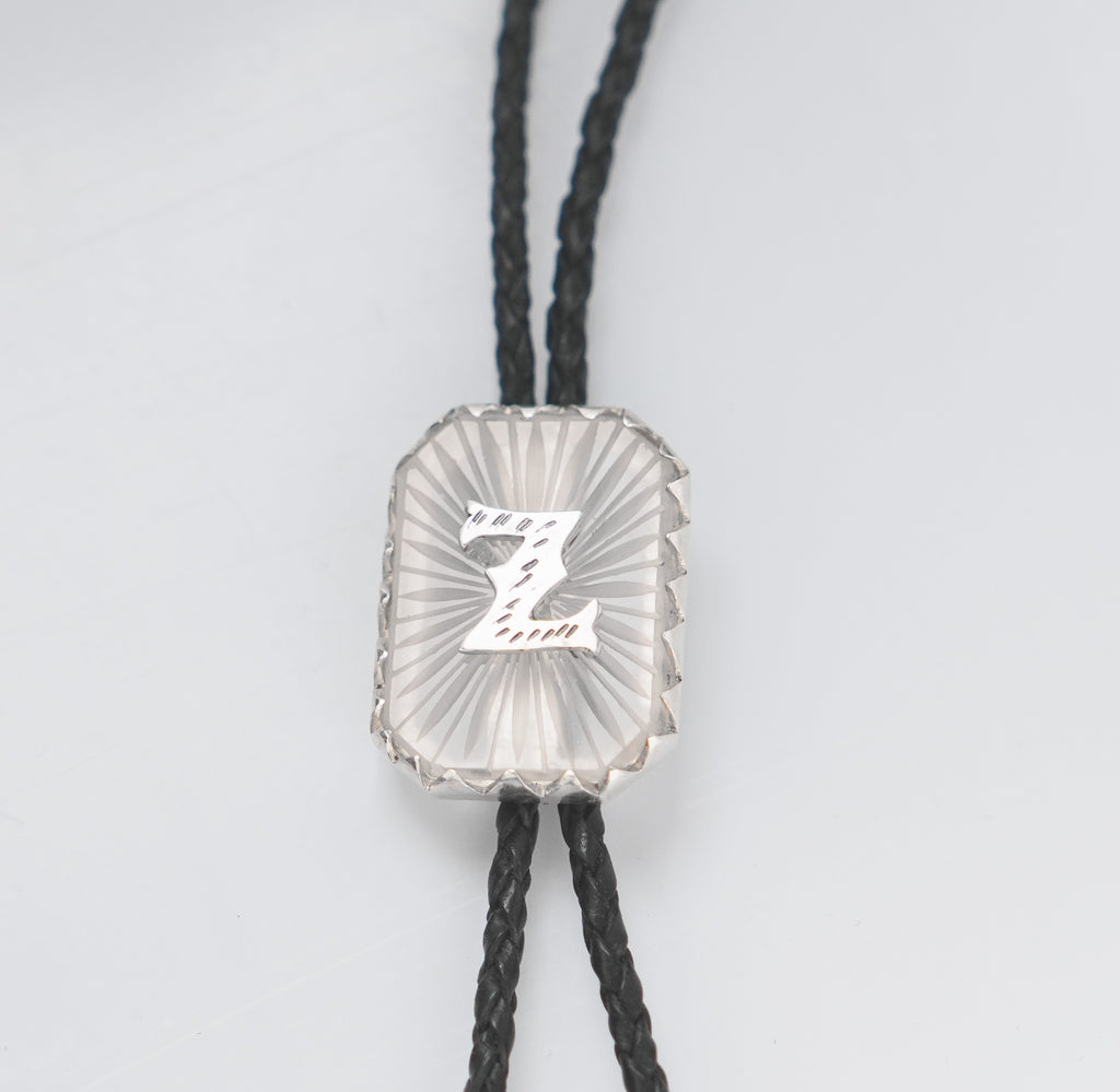 Bolo Tie with Letter