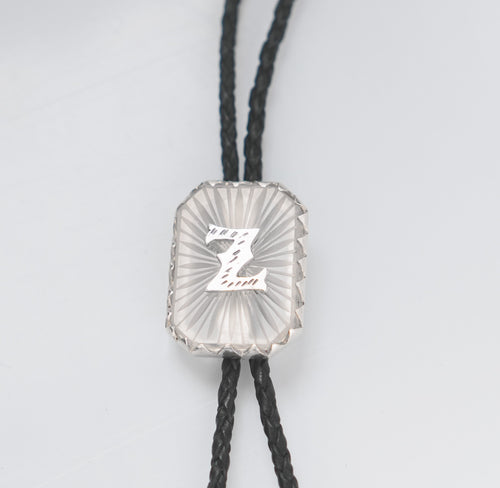 Bolo Tie with Letter