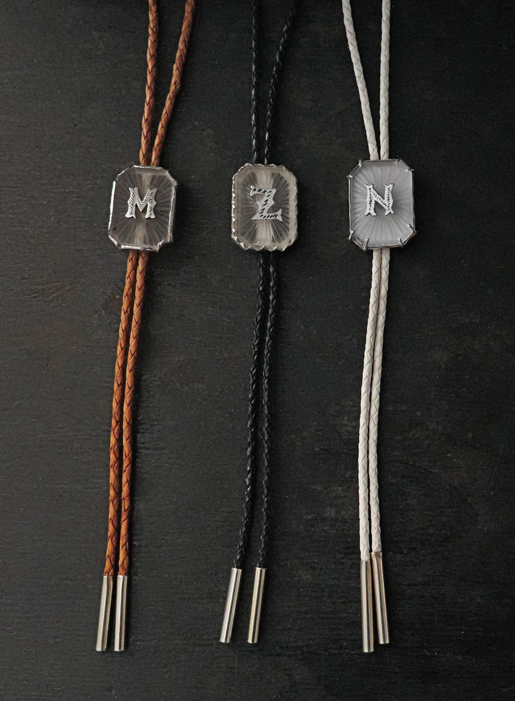Bolo Tie with Letter