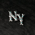 Alphabet Initials Brooch