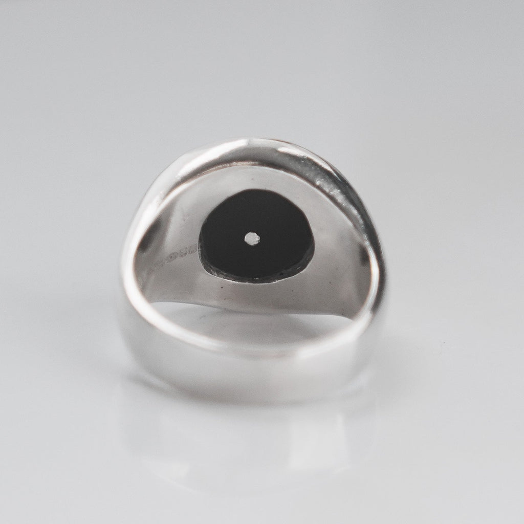 Silver Letter Ring